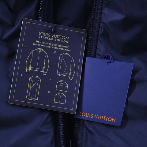 Louis Vuitton Louis Vuitton Reversible Jacket Monogram Coat Black