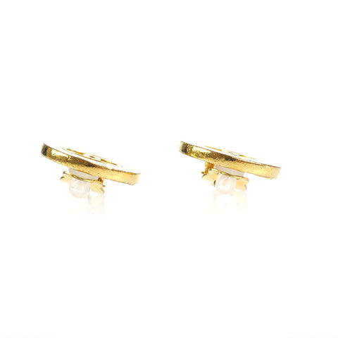 Chanel chanel coco mark rond oreille gold gold eit0471p9315