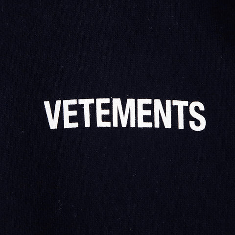 VETEMENTS ヴェトモン ロゴ パーカー ブラック P9629