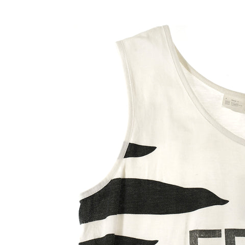 Fendi FENDI Logo Tank Top White P9706