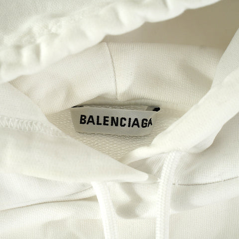 バレンシアガ BALENCIAGA ロゴ パーカー ホワイト P9741