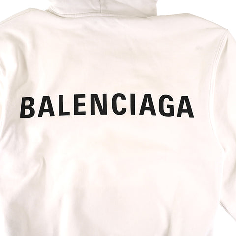 バレンシアガ BALENCIAGA ロゴ パーカー ホワイト P9741