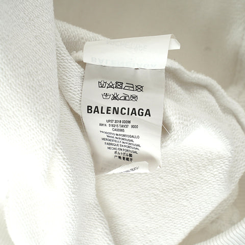 バレンシアガ BALENCIAGA ロゴ パーカー ホワイト P9741