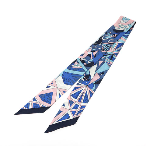 爱马仕(Hermes)Twilly围巾蓝色P9915