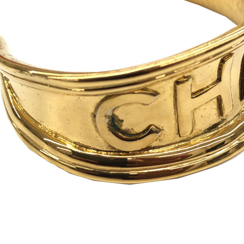 Chanel Chanel Logo Armreif 96p Gold C3064