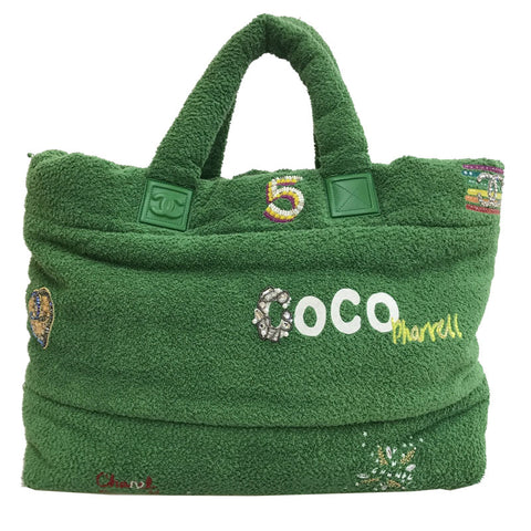 Chanel CHANEL Farrell William Scolabo Coco Mark Tote Handbag Pile