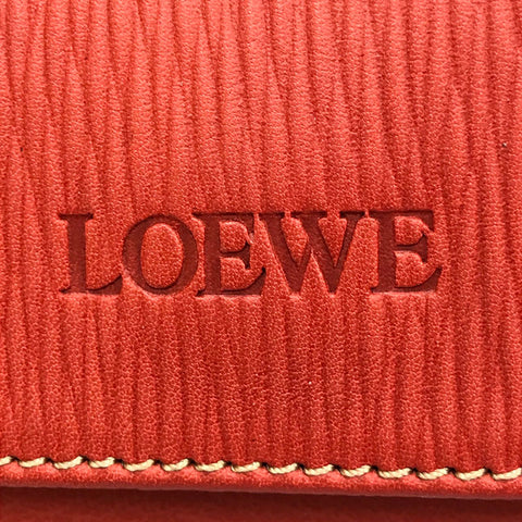 Loewe Loewe Loewe Velazques Handtasche Leder Red EIT0195C1541