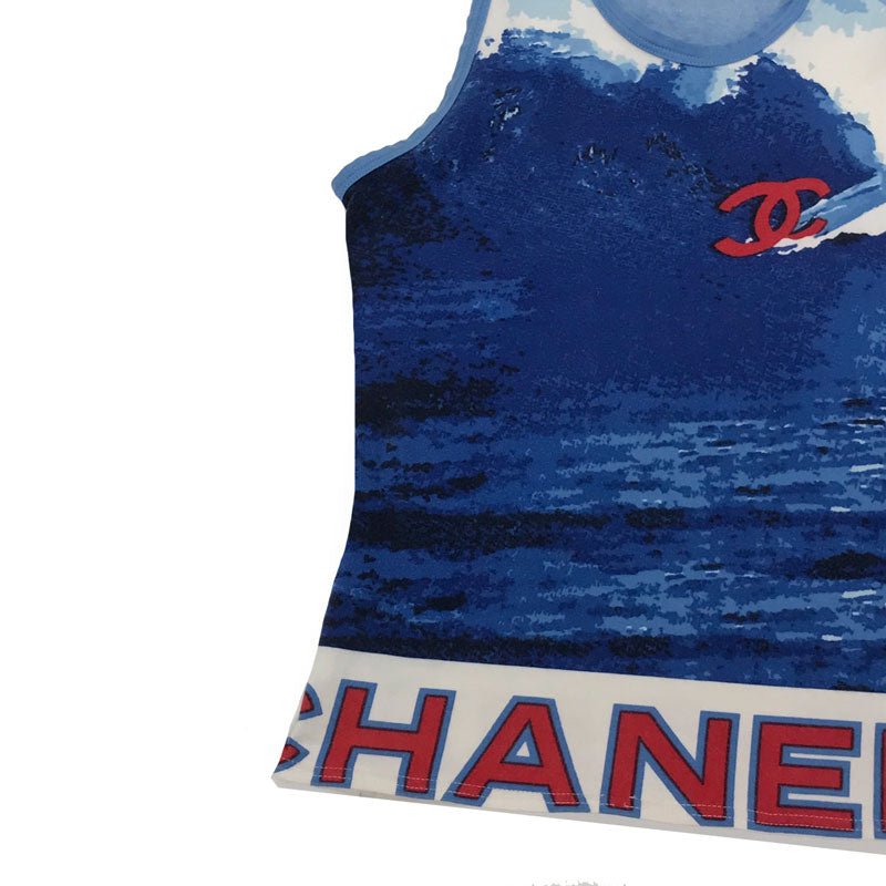 Chanel Surf Line Cut and Sew Tank Top Multicolor P10928 – NUIR VINTAGE