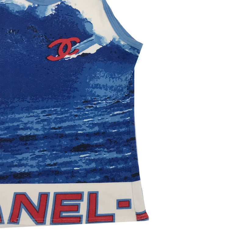 Chanel Surf Line Cut and Sew Tank Top Multicolor P10928 – NUIR VINTAGE