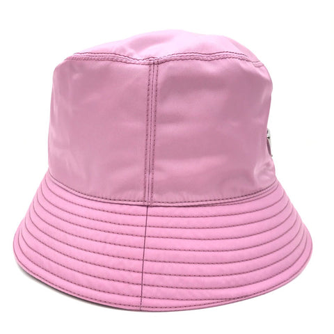 Prada PRADA Triangle Logo Bucket Hat Pink EITM0029 – NUIR VINTAGE