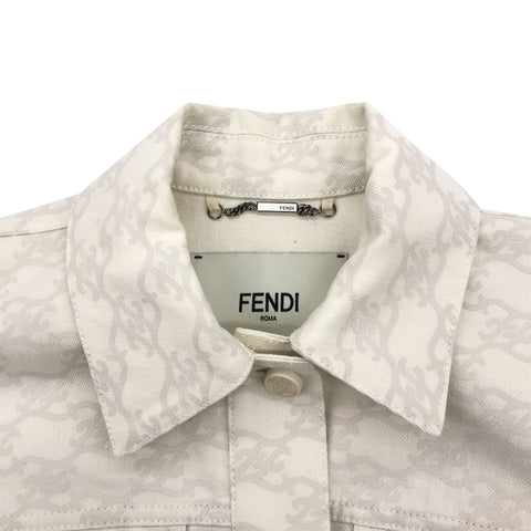 フェンディ FENDI デニム セットアップ ホワイト eitm0044