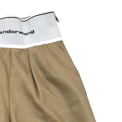 Alexanderwang Alexander will dünne Hosenhose Beige Eitm0002