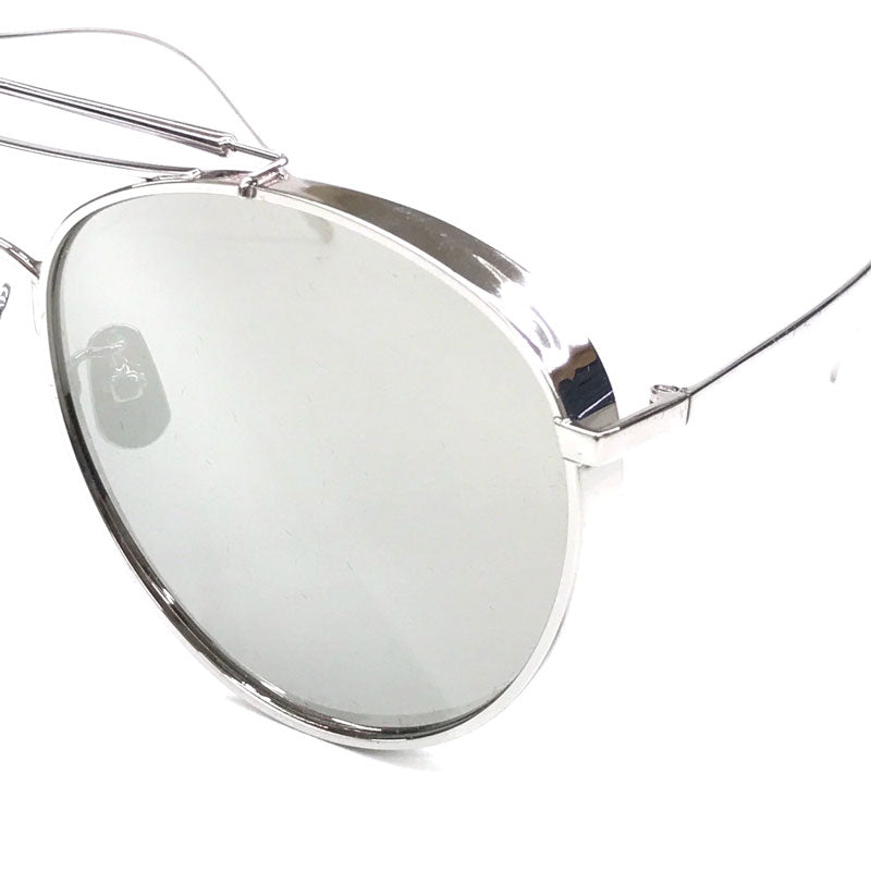 美品GENTLE MONSTER シルバーサングラス ジェント ジェントルモンスター GENTLE MONSTER TARX 02 サングラス