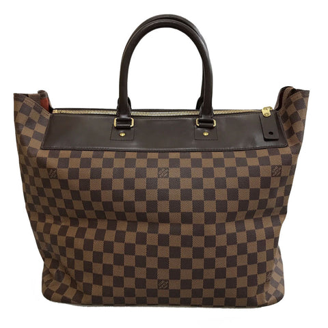 Louis Vuitton Louis Vuitton Damier Gringe PM N41165 Handbag PVC Leather Brown P11366