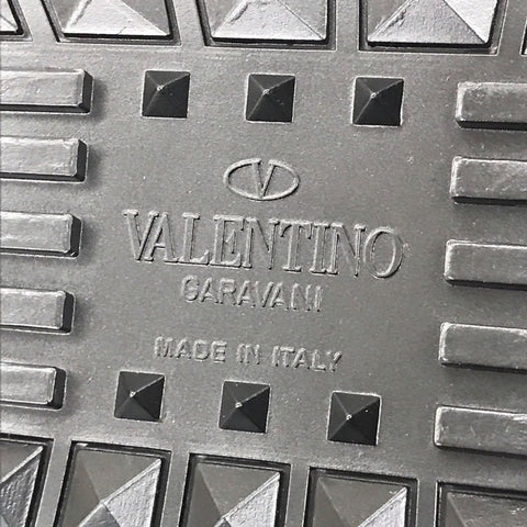 ヴァレンティノ VALENTINO ガラヴァーニ ロックランナー カモフラージュ 41 スニーカー キャンバス レザー マルチカラー P11861