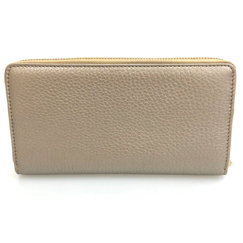 Gucci GUCCI Bumbutassell Long Wallet Leather Gold C2367