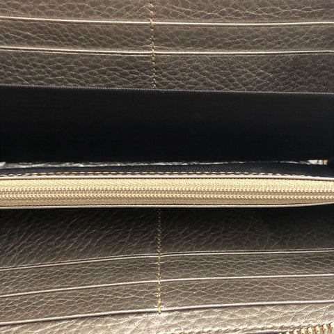 Gucci GUCCI Bumbutassell Long Wallet Leather Gold C2367
