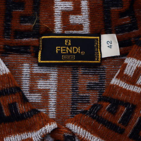 フェンディ FENDI サイズ42 1990年 ポロシャツ コットン マルチカラー WS1141