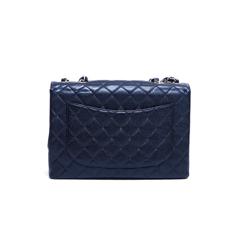 Chanel Caviar Hautketten Umhängetasche Schwarz WS1241