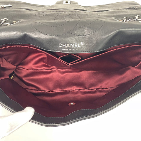 シャネル CHANEL アイコン マトラッセ ココマーク ショルダーバッグ レザー ブラック eit1670