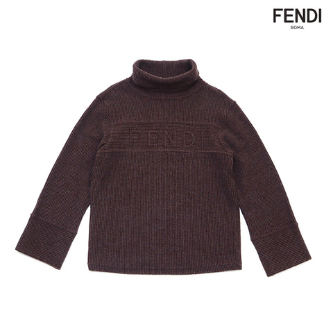 フェンディ FENDI トップス セーター ニット ブラウン WS1405