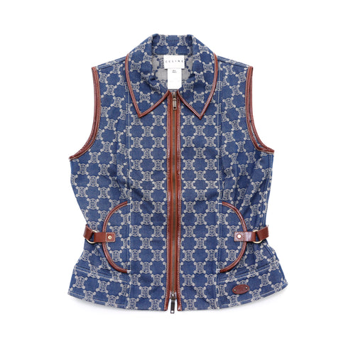 Celine Denim Vest Blue WS1424