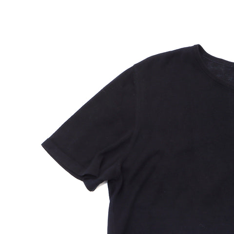 Chanel Simple Coco Mark One Point Logo Plain transparent Coton Taille: 46 T-shirt à manches courtes Black WS1432