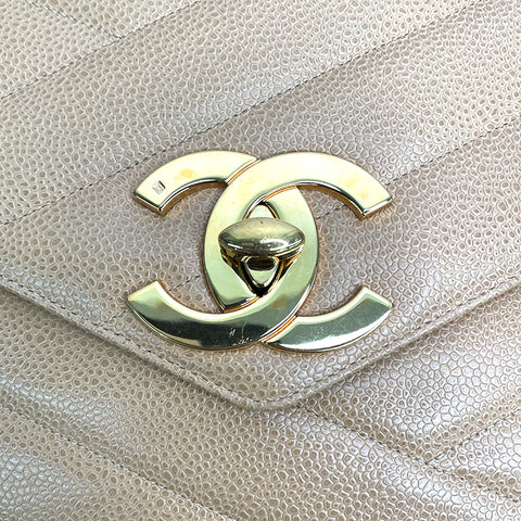 Chanel Umhängetasche Beige WS1553