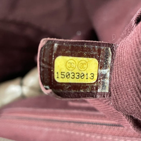 シャネル CHANEL ココマーク チェーン カーフスキン チェーン ショルダーバッグ VINTAGE 中古 定番 ブラウン WS1556