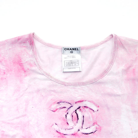 シャネル CHANEL 2009 ココマーク 半袖Ｔシャツ ピンク WS1639