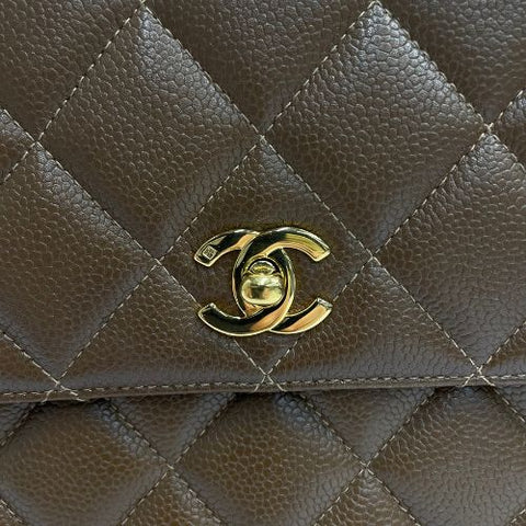 シャネル CHANEL 2005 ワイルドステッチ ハンドバッグ VINTAGE 中古 定番 ベージュ WS1663