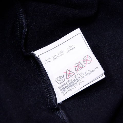 シャネル CHANEL ココマーク クロップドTシャツ サイズ42 1997年 半袖Ｔシャツ ナイロン ブラック WS1724