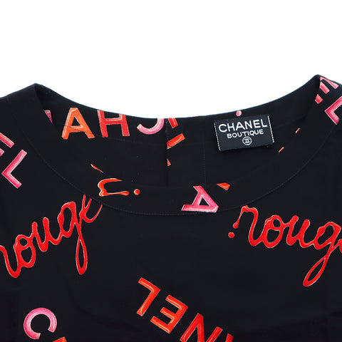 シャネル CHANEL ロゴシャツ サイズ40 2010年 半袖Ｔシャツ シルク 