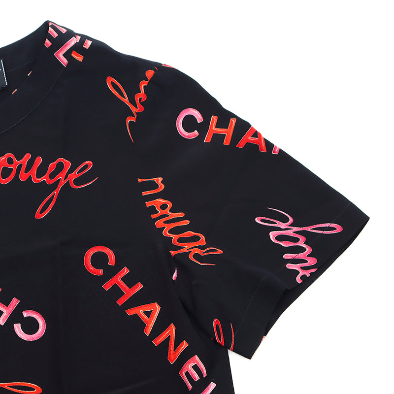 Chanel CHANEL logo shirt size 40 2010 short sleeve T-shirt