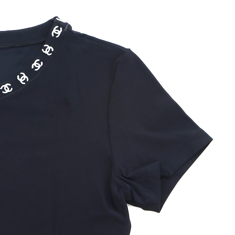 Chanel Coco Mark Maillot Size 38 1997 Short Sleeve T-shirt