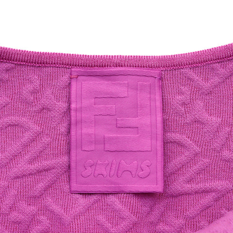 Fendi Xskims en relief Configuration du logo Taille 36 Autre ensemble Rayon Purple WS1736