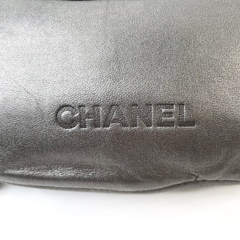 シャネル CHANEL フリンジ チェーンショルダー 2003-2004年 ショルダーバッグ ラムスキン グリーン WS1782