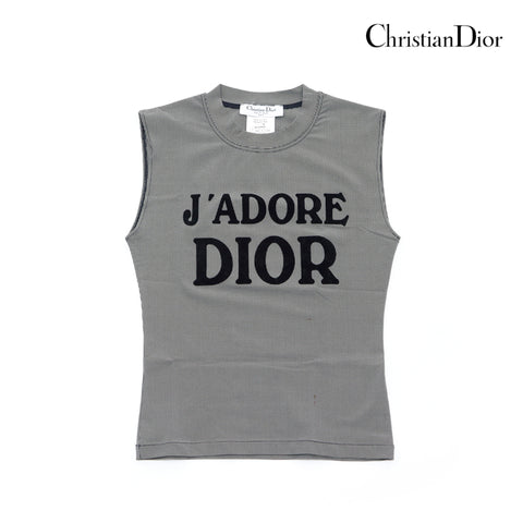 クリスチャンディオール Christian Dior ジャドールディオール  サイズ36  2000年 ベスト VINTAGE 中古 定番 ナイロン ブラック×ホワイト WS1964