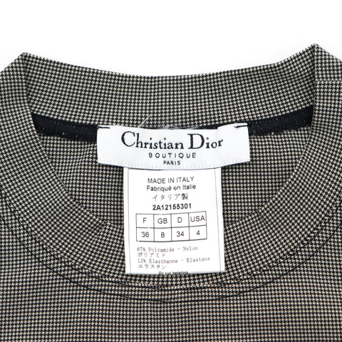 クリスチャンディオール Christian Dior ジャドールディオール  サイズ36  2000年 ベスト VINTAGE 中古 定番 ナイロン ブラック×ホワイト WS1964