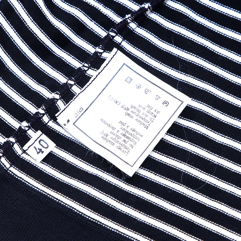 シャネル CHANEL アパレル ボーダー サイズ40 1950年 半袖T