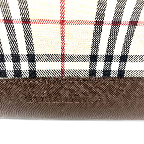 バーバリー BURBERRY ショルダーバッグ キャンバス ベージュ WS2040