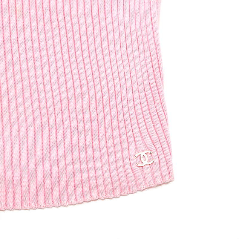 CHANEL ピンク タンクトップ 42 シャネル CHANEL ココマーク サイズ42 2001年 タンクトップ