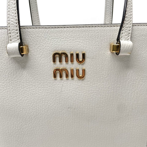 ミュウ ミュウ Miu Miu マドラス レザー スクエアバッグ ショルダー ...