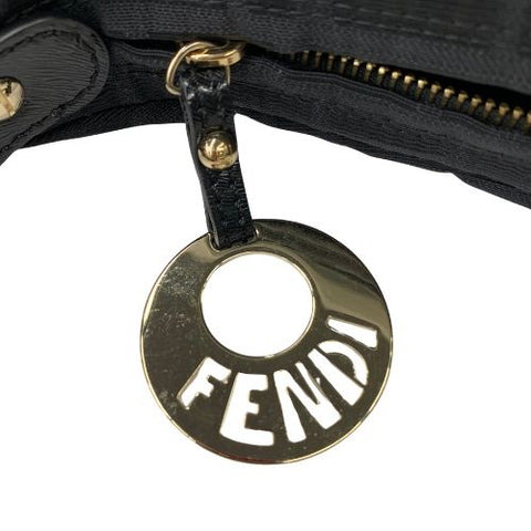 フェンディ FENDI ズッカ キャンバス ハンドバッグ ブラック WS2284