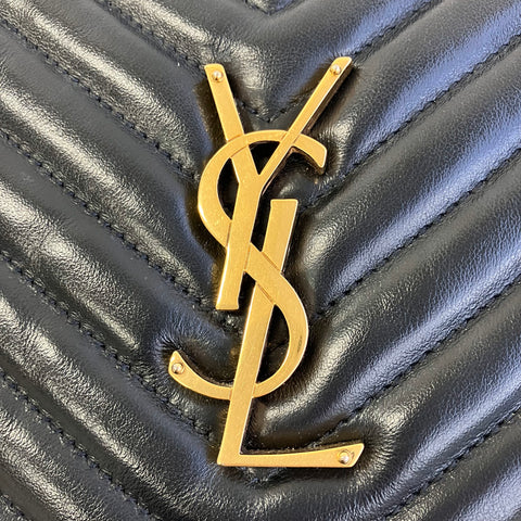 サンローランパリ SAINT LAURENT PARIS フリンジ ショルダーバッグ ブラック WS2480