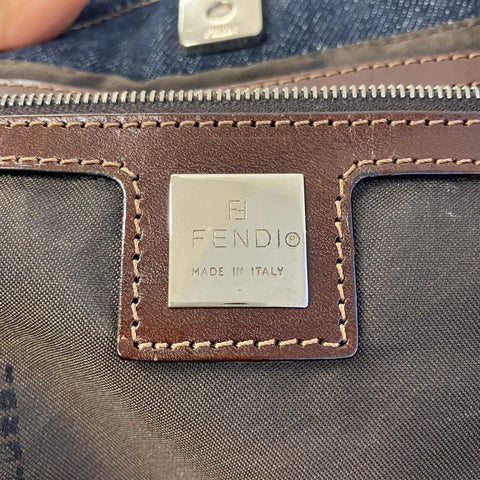 フェンディ FENDI デニム トートバッグ ネイビー WS2486