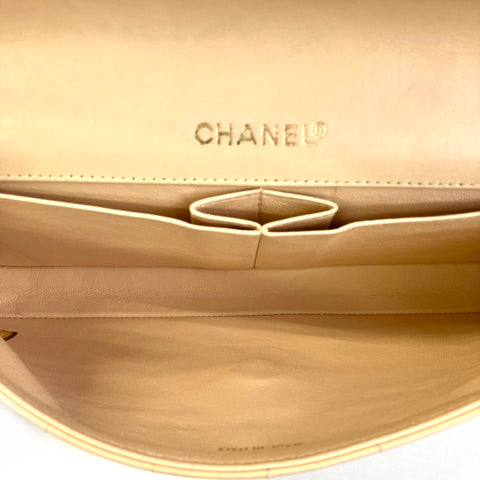 Chanel Chocobar Coco Mark Chain Sac à bandoulière Beige WS2488