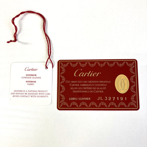 カルティエ CARTIER ハンドバッグ レッド WS2492