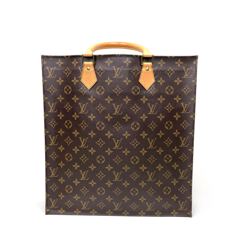 ルイ・ヴィトン LOUIS VUITTON サックプラント モノグラム ハンドバッグ VINTAGE 中古 定番 ブラウン WS2549