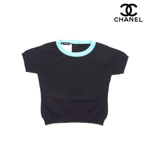 シャネル CHANEL サイズ40 1995年 ニット VINTAGE 中古 定番 カシミヤ ブラック WS2567